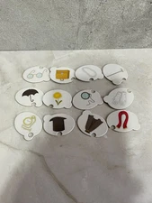 2018 Outfoxed! (Gamewright) - Replacement Clue Markers x12