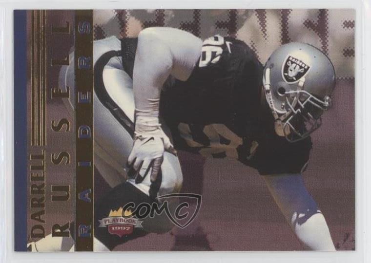 1997 Score Board Playbook Darrell Russell #95 Rookie RC 08rj