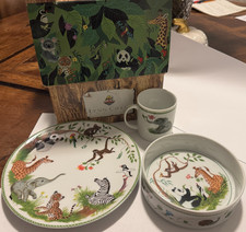 NIB SIGNED Lynn Chase 3PC CHILDS Set Jungle Party From Around The World 1988
