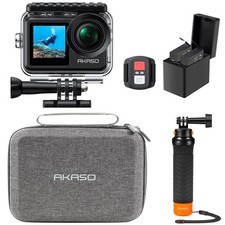AKASO Brave 7 LE Action Camera 4K60 20MP EIS with Floating Hand Grip