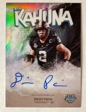 Diego Pavia Auto Big Kahuna Case Hit SSP 2025 Bowman University Chrome