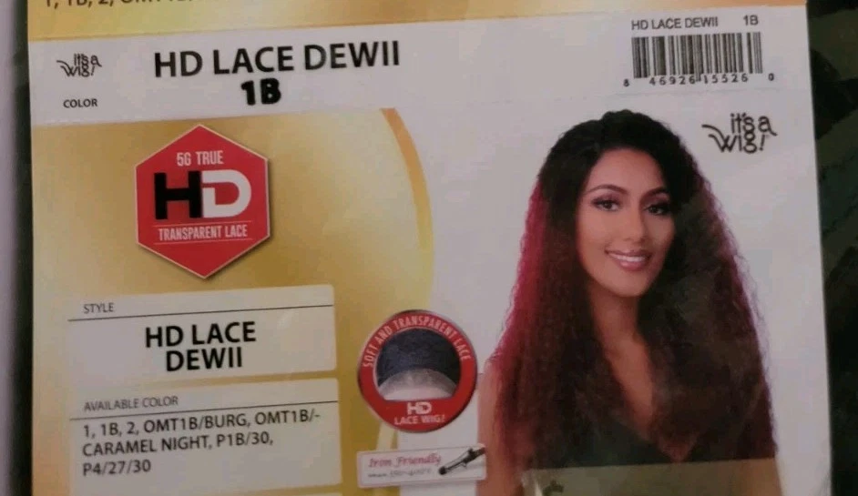 ES UNA PELUCA PELUCA DELANTERA DE ENCAJE SINTÉTICO - ENCAJE HD 1B Foto 2 de 4