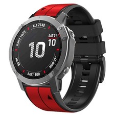 Watch Band 26mm Silicone Quick Fit Garmin Fenix 5X 6X 7X Outvi Epix 26mm Enduro