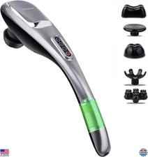 Cordless Deep Tissue Handheld Back Massager for Neck, Shoulders & Legs