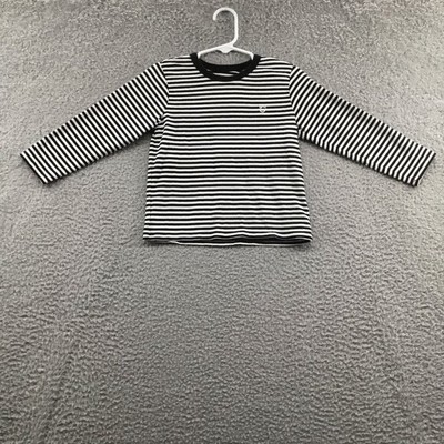 Nordstrom Kid's Everyday Long Sleeve T-Shirt Black & White 2