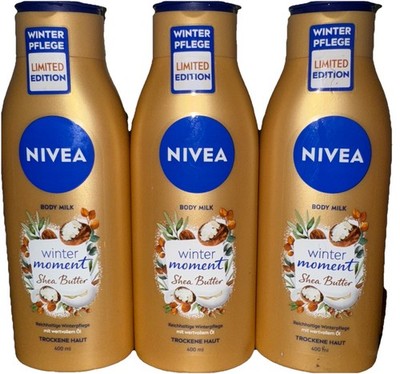Nivea Body Lotion WINTER MOMENT 400ml Körpermilch Shea Butter für trockene Haut