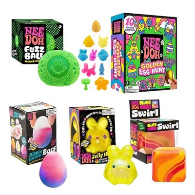 NeeDoh Easter Golden Egg Hunt Mystery(10 Squishy Surprises!)Collectibles Gift OY