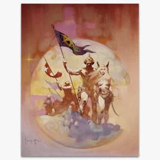 Vintage Print 106- New World