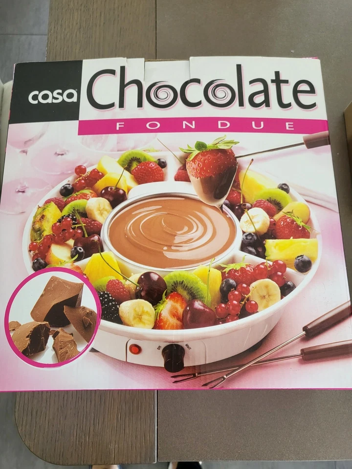 CASA Set fondue à chocolat CHOCOLATE 4 personnes - Photo 3/3