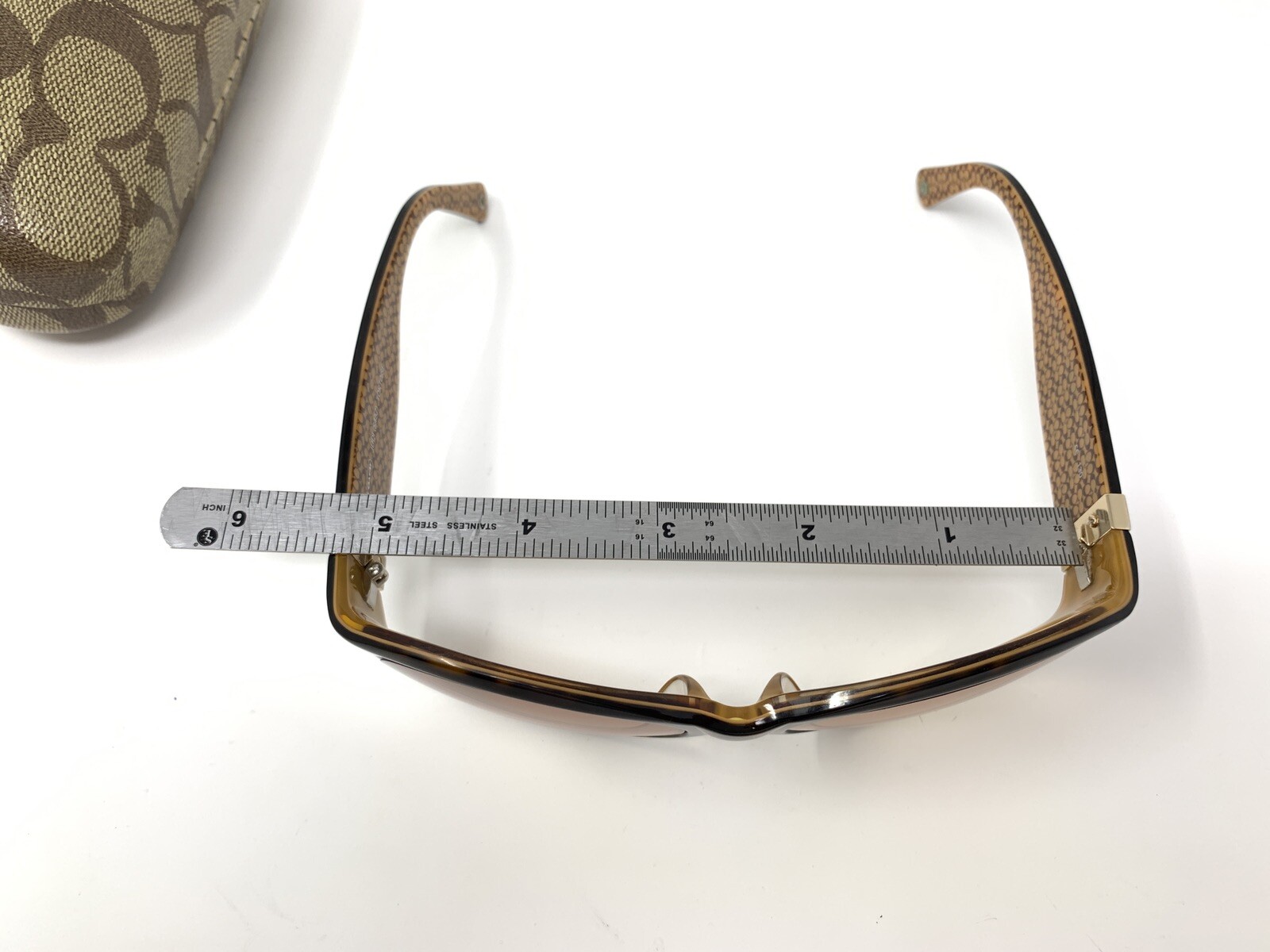 Coach Judi S457 Tortoise EYEGLASSES FRAMES 5716 Butterfly Missing Some
