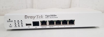 Dray Tek Vigor 2830n V2 Router Dual WAN, WLAN VPN, Gigabit Ports (ohne Netzteil)
