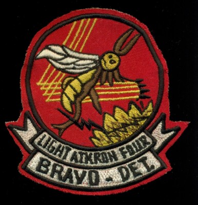 USN Attack Squadron Bravo Detachment Light Atkron Four VAL-4 Patch AA-5