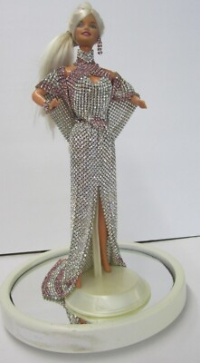 Ferrara Whiting and Davis Swarovski Crystal Mesh Collector Barbie