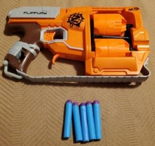 Nerf Zombie Strike Flipfury Double Revolver Dart Gun