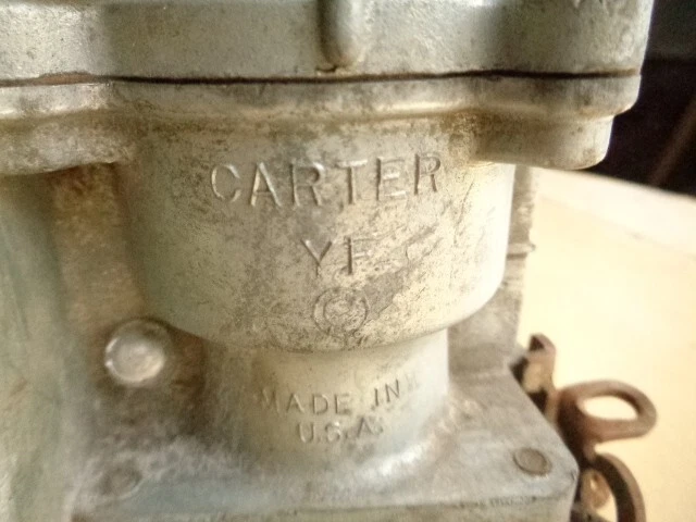 Carburador vintage Carter YF 1 BBL 832S 1950 1951 Willys Jeep Wagon Jeepster Foto 2 de 4