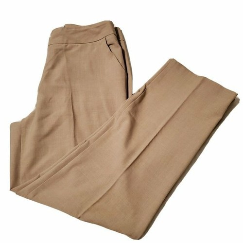 Investments Womens Dress Pants Tan Size 