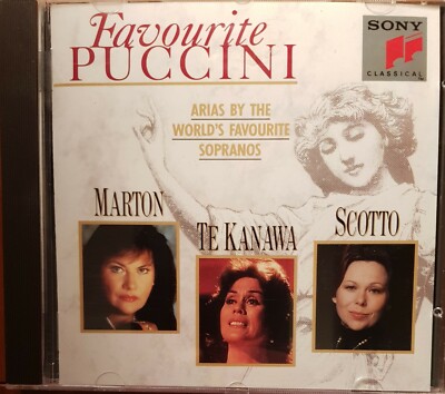 Favourite Puccini. Marton. Te Kanawa. Scotto. CD