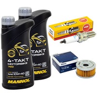 Set Inspektion FüR Suzuki DR 350 SE SH S DR350 1994-99 ÖL 2L ÖLfilter ZüNdkerze