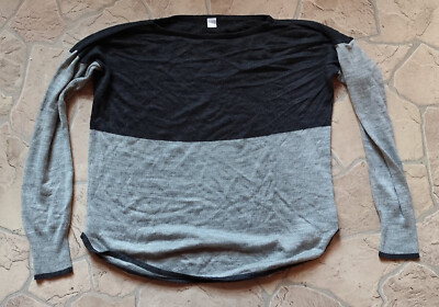schwarz/graues Shirt mit langem Arm in Größe 36 von AproductZ