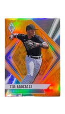 Tim Anderson 2021 Panini Chronicles Phoenix Neon Orange /17 White Sox
