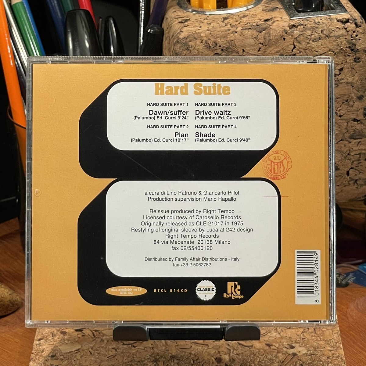 Hard Suite by Sergio Fanni Quintet RTCL 814 CD Italy Import | eBay
