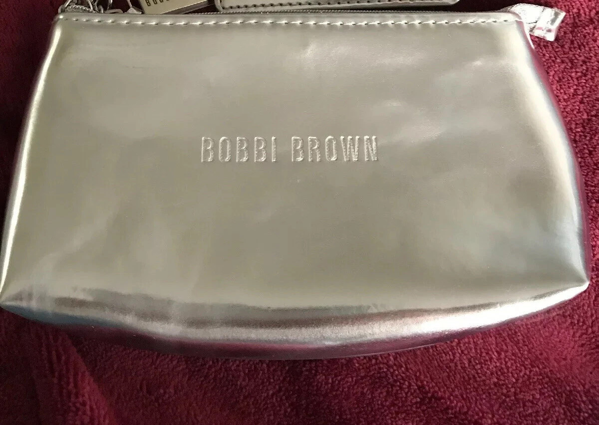 Bobbi Brown wristlet or makeup metallic silver small bag 2 Bobbi Brown Cosmetics Bags | Mercari main image 3