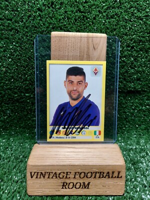 FIGURINE FOOTBALLERS PANINI 2018/19 FIORENTINA BENASSI AUTOGRAPHED 2019 SIGNED