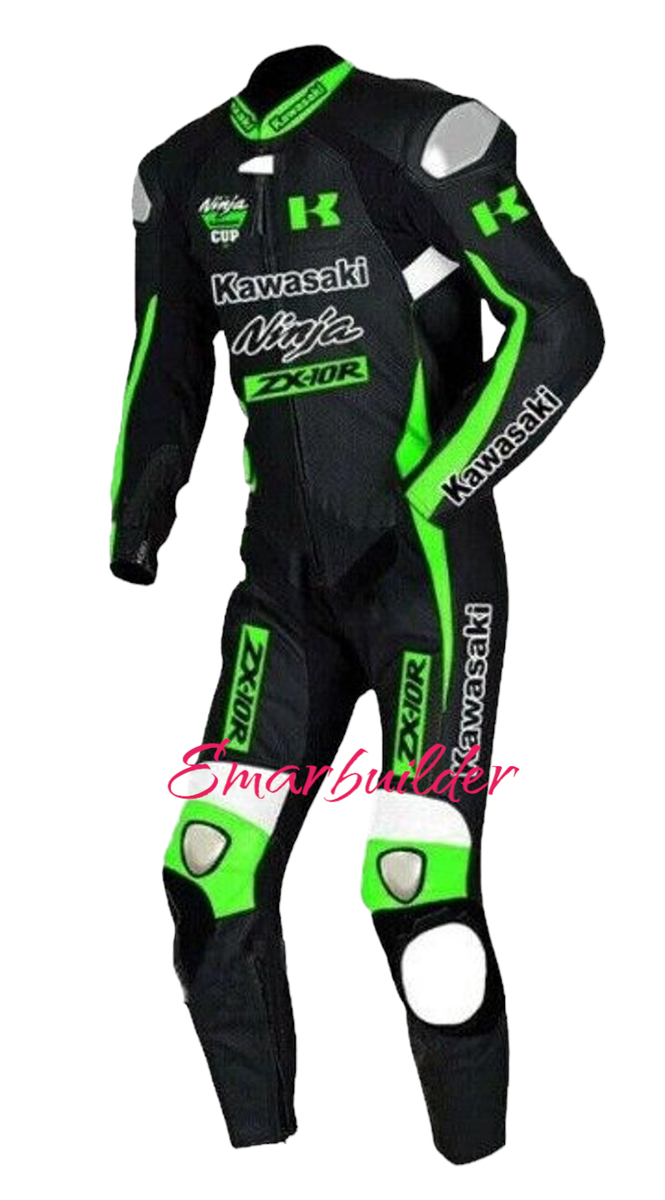KAWASAKI NINJA Motorcycle Motorbike Racing cowhide Leather KAWASAKI NINJA Motorcycle Motorbike Racing cowhide Leather