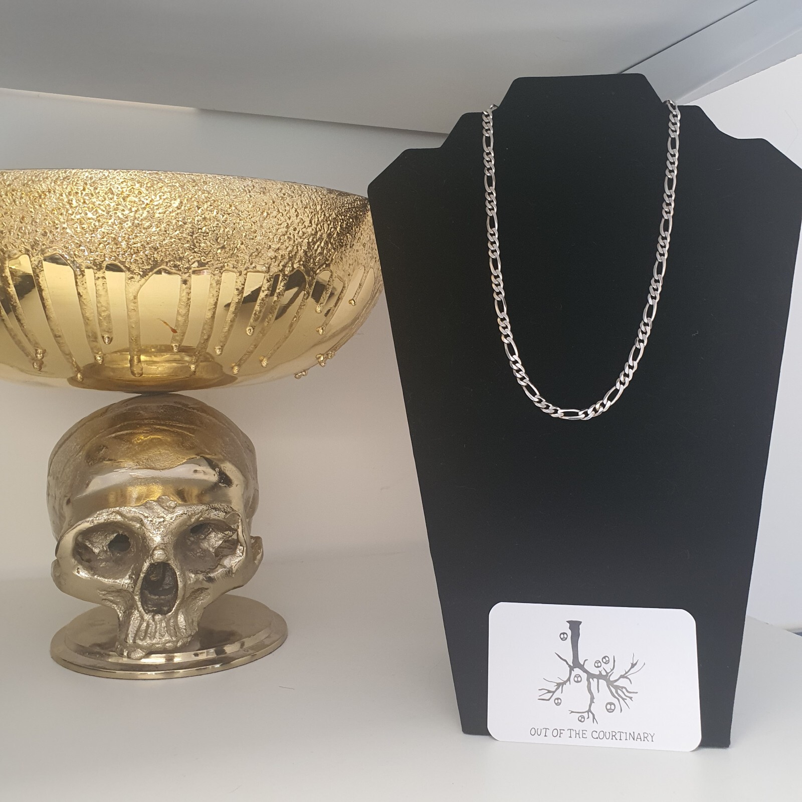 Photo 2 of Sterling Silver 925 Curb Chain Necklace 18" 21g, N69