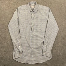 Mizzen + Main Shirt Mens Large Tall LT Trim Fit Stretch Performance Button Down