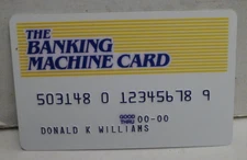 Valley National Bank of Arizona The Banking Machine Card ATM - Vintage Expired B