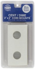Cent Penny Dime 2x2 Coin Flips Mounts Pack of 35 Mylar Cardboard Holders Whitman