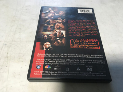【中古】Snl: 25 Years of Music [DVD] [Import] Saturday Night Live 25 Yrs Of Music Vol:4 DVD | eBay