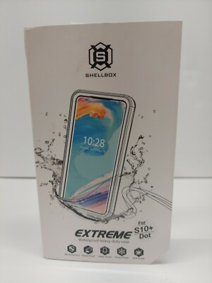 Shellbox Extreme Waterproof Heavy Duty Case For S10+Dot Black
