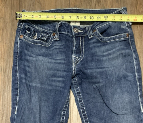 True Religion World Tour Straight Cut Jeans Womens 30 Classic Made in USA - Picture 4 of 11