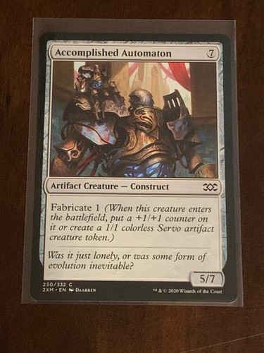 Magic the Gathering Double Masters Accomplished Automaton - Bild 1 von 2