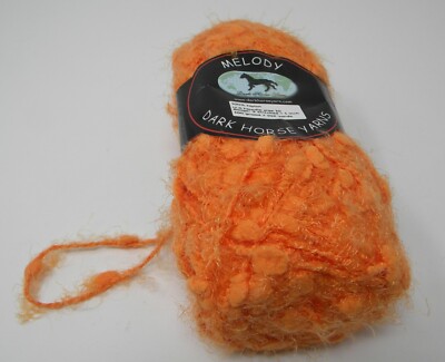 Dark Horse MELODY Nubs Fuzzy Orange  Yarn  #206