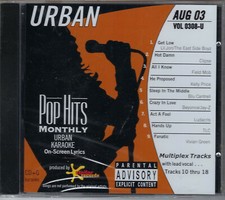 Stellar Records - POP HITS MONTHLY URBAN KARAOKE - URBAN AUG 03 - CDG NewSealed