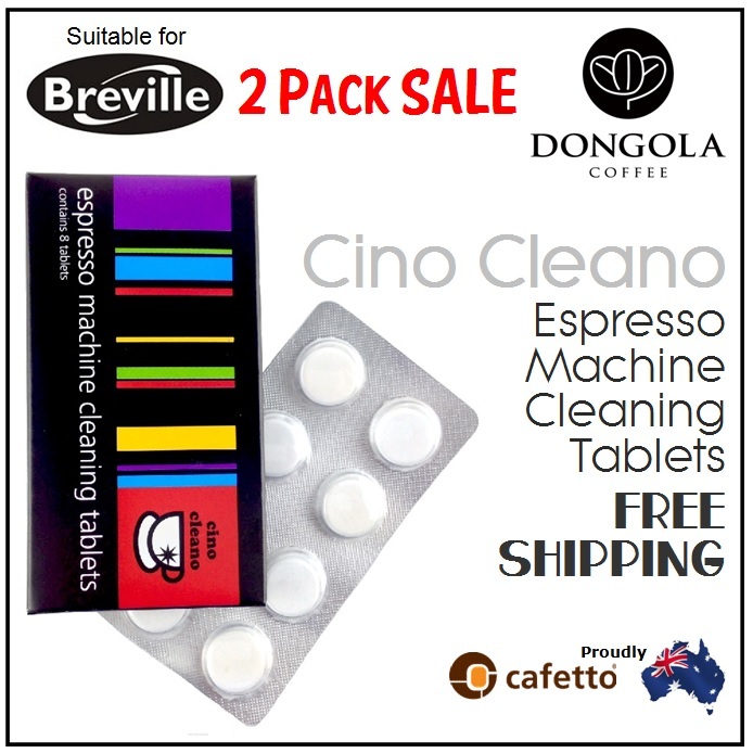 2x BREVILLE Espresso Coffee Machine Cleaning Tablets Cleaner