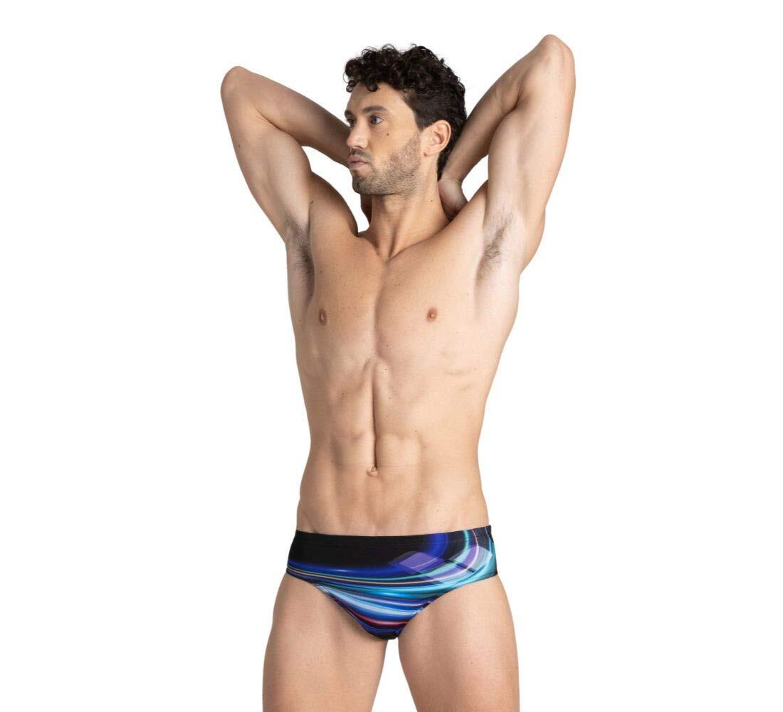 ARENA Hombre Flashing Lights Slip, Navy/Green D8, Reino Unido/Estados Unidos 40