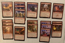 Magic The Gathering 18 Red Cards 2021 No Damage R000