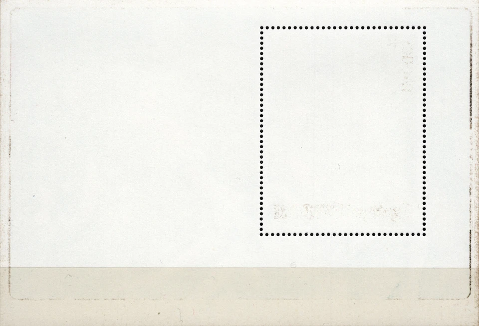 RWANDA 1975 PÁSCOA POR RAPHAEL-THE DEPOSITION PINTURA, FOLHA DE LEMBRANÇA SC 624 MNH - Imagem 3 de 3