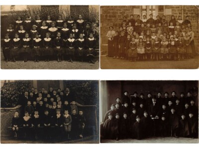 SCHOOL CLASSES FRANCE REAL PHOTO 49 Vintage Postcards Pre-1940