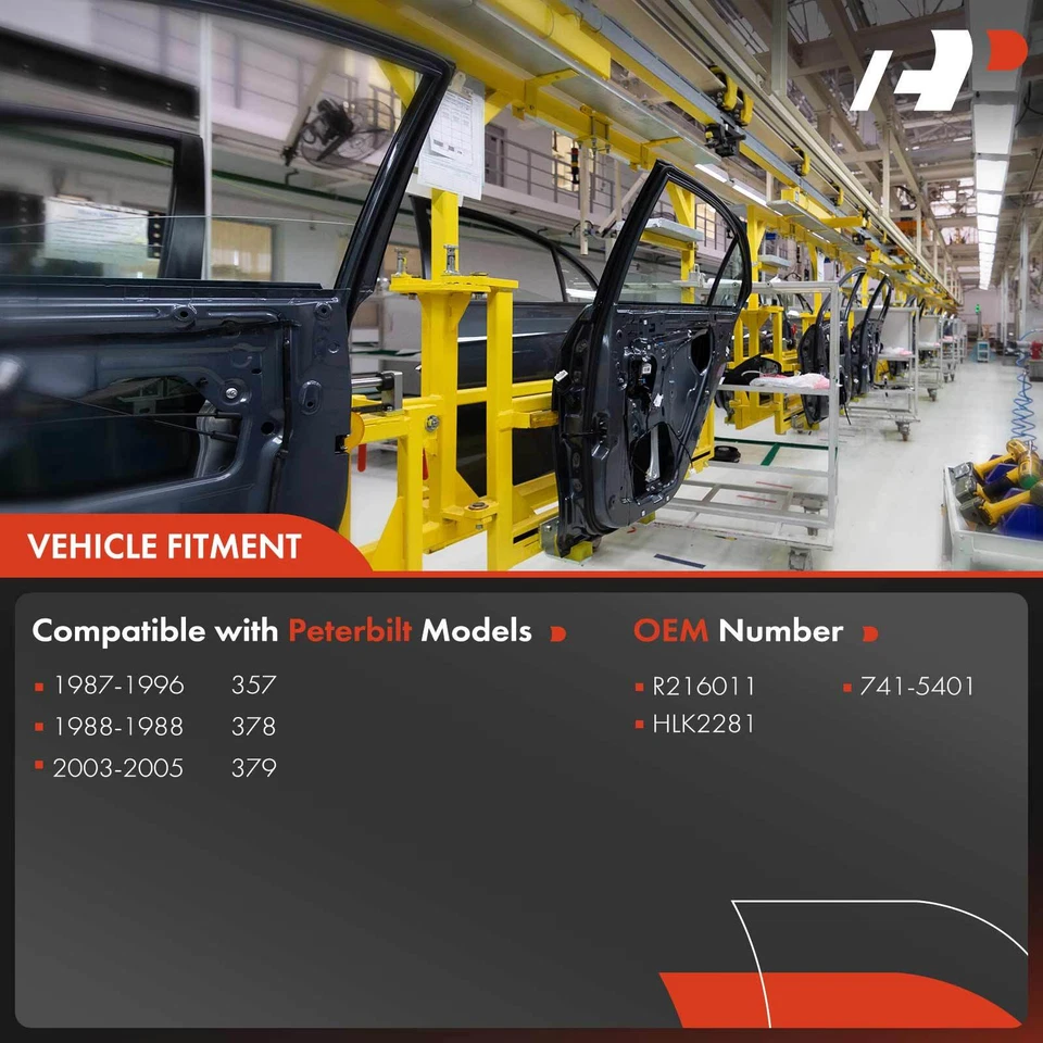 2x Power Window Regulator w/ Motor Front Left & Right Passenger for Peterbilt - Image 3 of 4