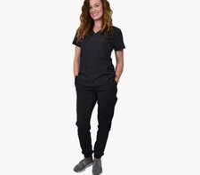 5. Women s GT 4FLEX Scrub Set with Jogger Pant and V-Neck Top - Perfect for Medi