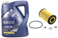MotoröL ÖLfilter SH424P Set 10W40 5 Liter FüR BMW 3Er Coupe Roadster Z3