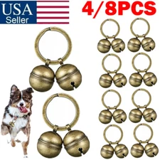 4/8PC Extra Loud Cat&Dog Brass Bells Accessories For Pet Collar Charm Pendant US