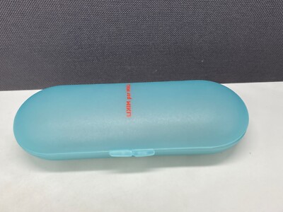 Alain Mikli Brillenetui Hartschale Blau Plastik Pille mikli par mikli
