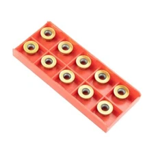 HFS(R) Round Carbide Milling Insert R6 with Case for Lathe Processing Steel 10pc