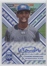 2018 Elite Extra Edition Aspirations Blue 26/50 Lizandro Rodriguez #173 Auto 0b2